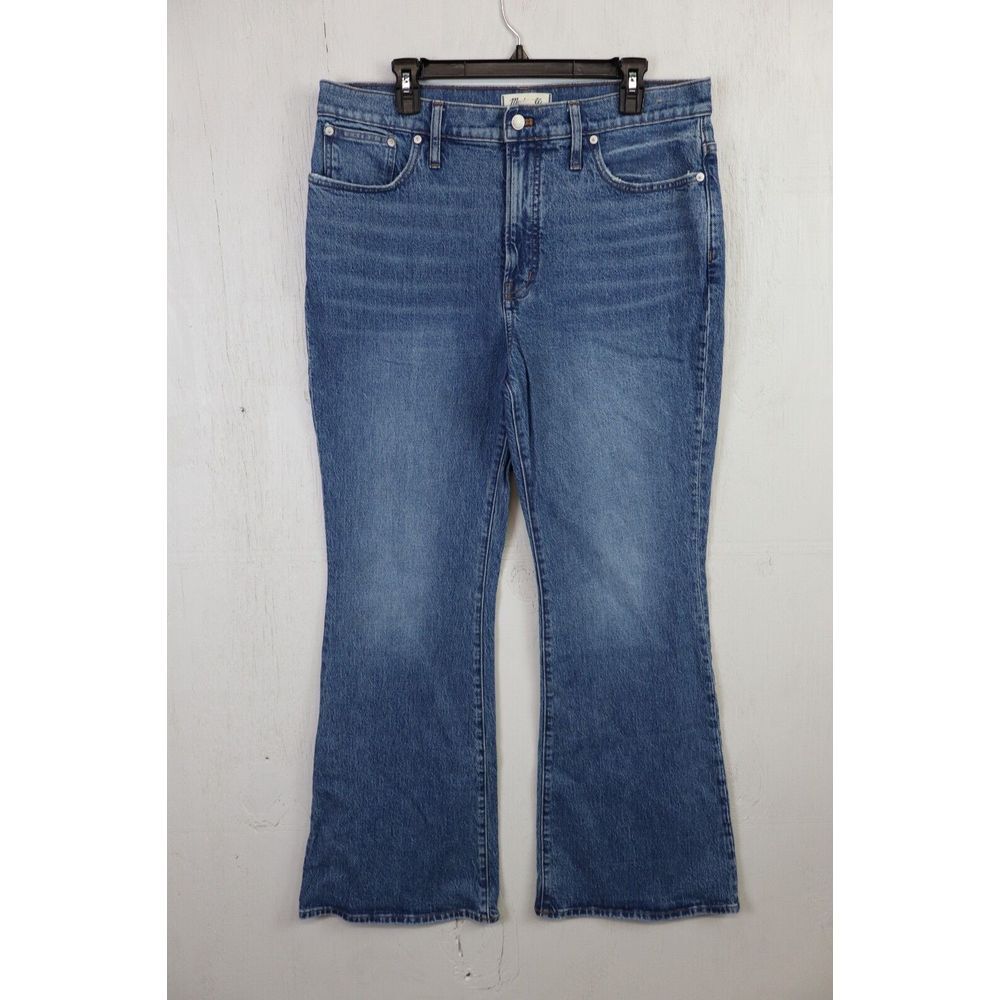 Madewell‎ The Perfect Vintage Flare Leg Womens Jeans Size 32 Blue Denim